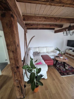 Schöne 3-Zimmer-Fachwerk-Wohnung mit EBK in Reutlingen-Oferdingen