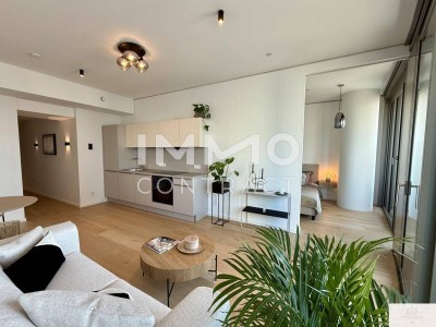 Voll möblierter Erstbezug mit Donau- und Cityblick, Gym, Spa, Pool, Lounges, uvm im Turm (NEW)