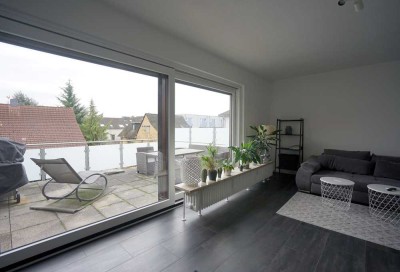 Modernisierte 4-Zimmerwohnung mit Sonnenterrasse in Waggum