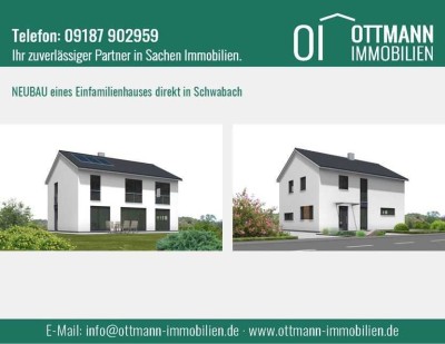 Neubau eines modernen und großzügigen Einfamilienhauses direkt in Schwabach