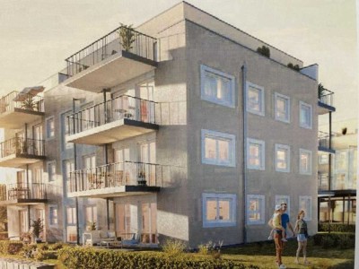 Schicke 2-Zimmer-Neubauwohnung mit Balkon und Carport-Stellplatz