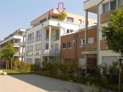 moderne 2 Zi Penthousewohnung Nähe Siemens Campus