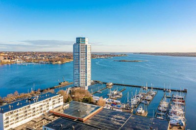 Charmante 2-Zi.-Whg. mit traumhaftem Blick über die Schlei! 61 qm Wfl. mit S-/O-Loggia!