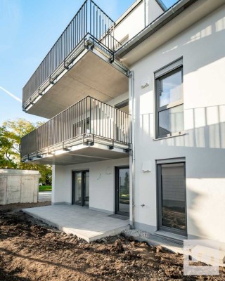 EINZUGSBEREIT: Neue Garten-3 ZKB, 85 qm, EG, KFW40, Aufzug, Carport, ruhige Lage IN-Süd, Ringsee