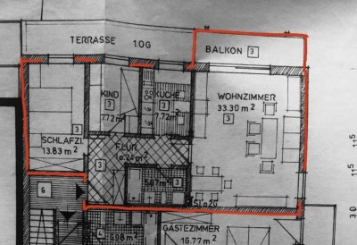 Helle 3-Zimmer-Wohnung in Metten