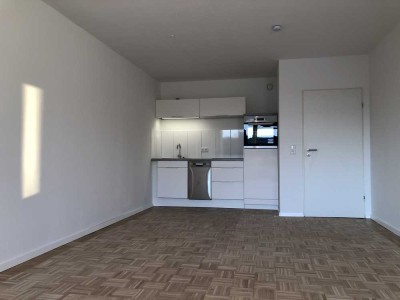 moderne 1-Zimmer-Wohnung mit Einbauküche und Balkon in Horrem