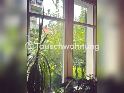 Tauschwohnung: Schöne 2-Zimmer Wohnung mit sehr großem Gemeinschaftsgarten
