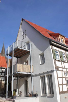 Historisches Wohnen im 3 FH in ruhiger und zentrumsnaher Lage von Kornwestheim - Bezug ab 2-2026