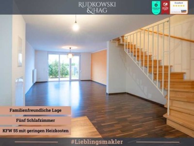6 Zimmer || Geringe Nebenkosten || Familienfreundliches Umfeld || KFW 55