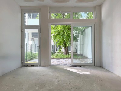 Erstbezug sanierter Altbau in Fertigstellung I ca. 19m² ruhige hofseitige Außenfläche I Luftwärmepumpe I Fußbodenheizung I Schlüsselfertig.