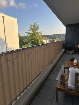 Hochwertige 2-Zimmer Wohnung mit großem Balkon und Einbauküche