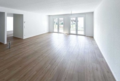3-Zimmer-Erdgeschoss-Wohnung mit Terrasse und Gartenanteil