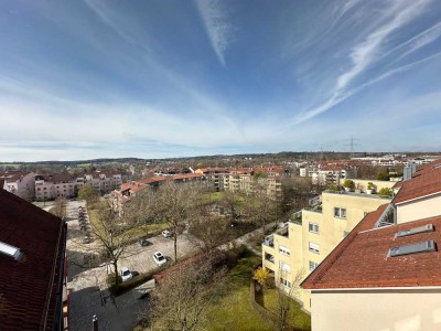 Rarität, barrierefreie 3-4ZKB-Dachterrassenwhg. inkl. Wohndiele , Terrasse ca. 30 m², Balkon u. Lift