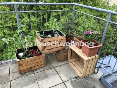 Tauschwohnung: Wunderschöne 3,5 Raum WG mit Dachterrasse und Balkon