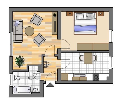 2-Zimmer-Wohnung in Herten Disteln