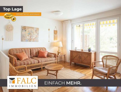 Wie ein kleines Haus: Großzügige Wohnung mit Garten und vielen Möglichkeiten