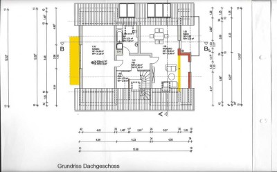 Schöne, helle 2-Zimmer-DG-Wohnung in Bruchsal-Untergrombach