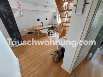 Tauschwohnung: Maisonette und Garten