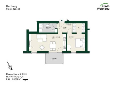 PROVISIONSFREI - Hartberg - geförderte Miete - 2 Zimmer