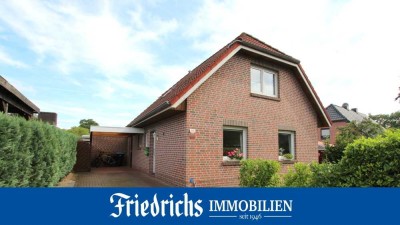 Gepflegtes Einfamilienhaus mit Garten und Carport in ruhiger Wohnlage in Westoverledingen/Papenburg