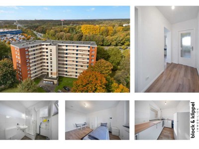 Kernsaniert in 2025 und vermietet zu Faktor 18! 
2-Zimmer-Wohnung mit Balkon in Kiel