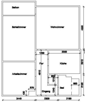 Gehobene 3‑Zimmer Wohnung im 8. OG mit Balkon in Duisburg-Großenbaum