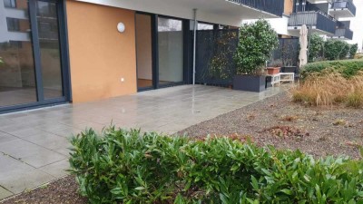 2-Zimmer-Komfort- Wohnung mit Sonnen- Terrasse auf der Hafeninsel