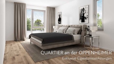 Exklusive 4-Zimmerwohnung mit Sonnenterrasse und Privatgarten im QUARTIER an der OPPENHEIMER!