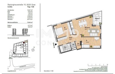 JETZT TOPAKTION: EIN MONAT MIETFREI !!! 3-ZIMMERWOHNUNG MIT TOPAUSSTATTUNG IM NEUEN REININGHAUS
