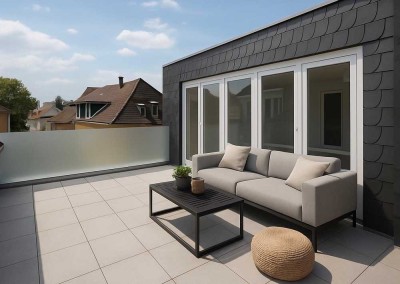 Traumhafte Dachgeschosswohnung mit großer Dachterrasse in Dresden