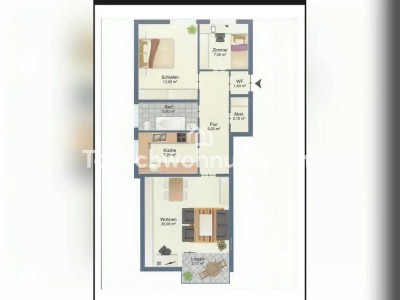 Tauschwohnung: 2,5 Zimmer Wohnung Linden