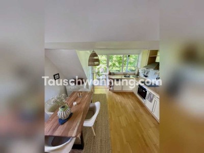Tauschwohnung: Helle 3 Zi (75qm) Maisonette Wohnung Südbalkon Ramersdorf