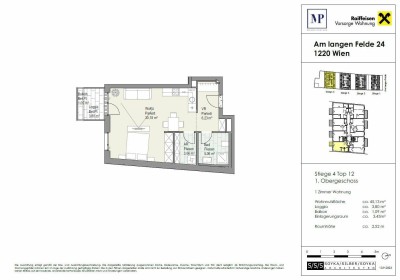 Eigentumswohnung | Stadt. Land. Fluss. | 1 - Zimmer Wohntraum - Top 4/12