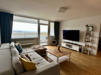 Helle 4-Zimmer-Wohnung mit Panoramablick & großem Balkon über Mainz