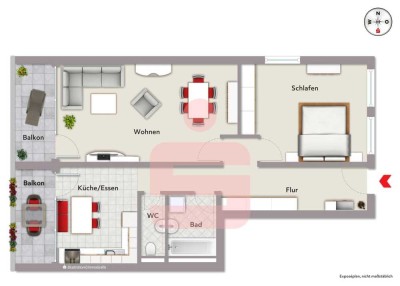 Schöne helle Wohnung mit solventem Mieter