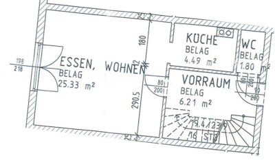 Große und helle 3-Zimmer-Whg auf zwei Etagen - FREI AB MÄRZ