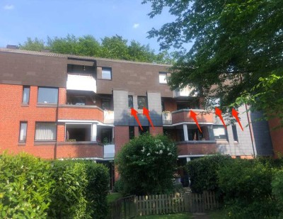 *** COURTAGEFREI *** 4 + 2 halbe-Zimmer-Wohnung mit West-Balkon !!!