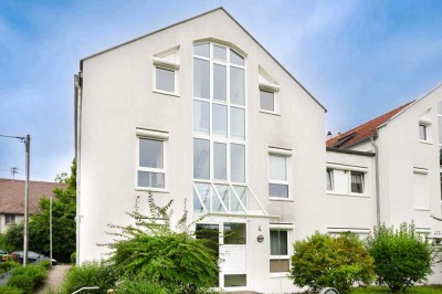 Bestwohnlage Flein: ideale, sonnige 3,5-Zi-DG-Whg, ca. 73 m² Wfl., überdachter Balkon & 2 TG-STP