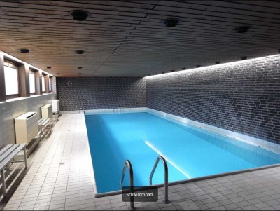 Möblierte 1-Zimmer Wohnung nahe Alster mit Sauna/Schwimmbad befristet für max. 1 Jahr