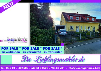 TOP-DHH | TOP-Lage | Mühlhausen | Treppenlift | 4-ZKB | HWR | Garage | Gäste-WC | Werkstatt