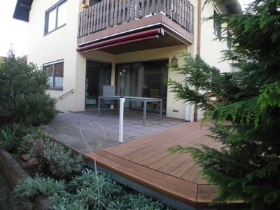 Großzügige Terrassenwohnung mit Garten + UG, ideal für Büro/Studio, in Niederkirchen /Deidesheim !