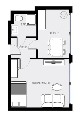 PROVISIONSFREI!! Anlager aufgepasst - vermietete 1 Zimmerwohnung in Innsbruck