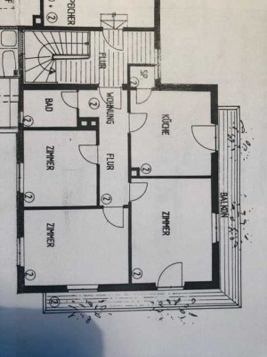 Attraktiv gelegene 3-Raum-Wohnung in Benediktbeuern