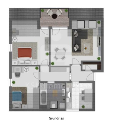 Helle 3-Zimmer Wohnung mit Balkon im 4. OG in Kerpen