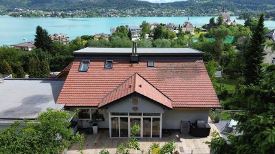 Exklusives Seehaus in Maria Wörth: Zwei Wohneinheiten mit rundum Seeblick &amp; Gartenidylle