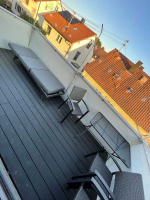 Neuwertige Wohnung mit drei Zimmern und Balkon in Waiblingen