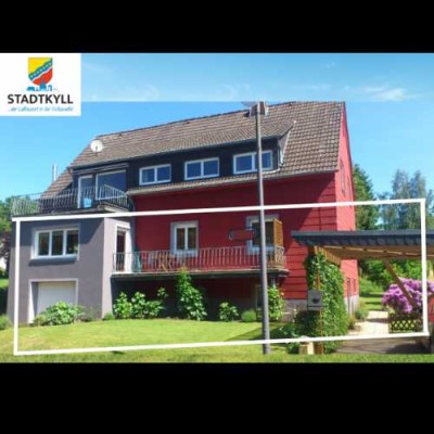Schöne 3-Zimmer-Wohnung mit Garten und Balkon in Stadtkyll