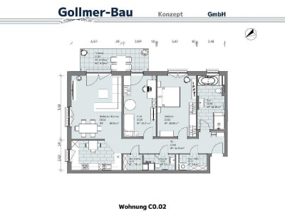 Große 3-Zimmer-Wohnung mit Ost-Terrasse und riesigem Garten