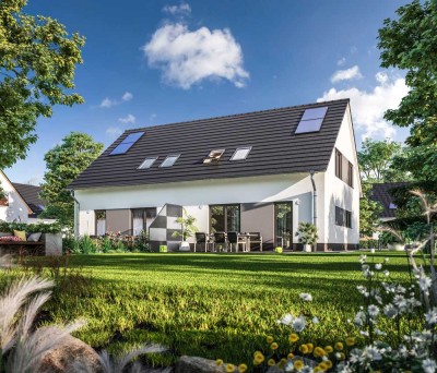 moderne Doppelhaushälften in ruhiger Lage
