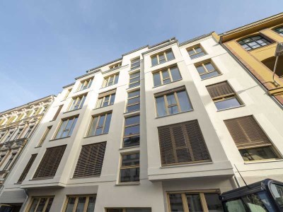 Neubau mit Balkon und Tiefgaragenstellplatz im beliebten Leipzig-Plagwitz!
